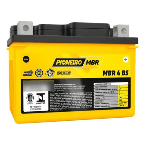 Bateria pioneiro / ytx4l-bs  