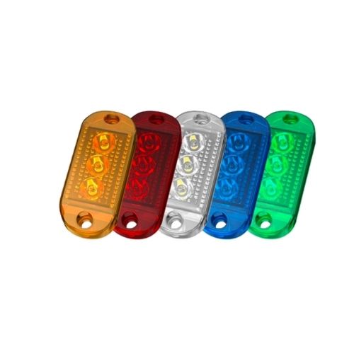 Faro de led universal - senalizacion lateral 7 cm x 3 cm color blanco 12v / 24v funcion fija white 12-24v  