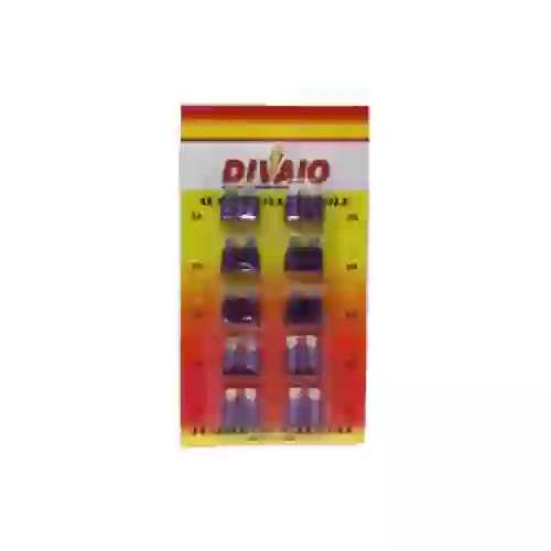Fusible ficha en blister por 10 unidades - fusible ficha en blister (10 unidades) x amper 25 amp  