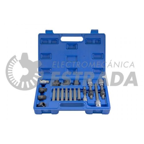 Extractores de polea - kit completo puntas extractoras (18 piezas)