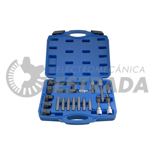 Extractores de polea - kit completo puntas extractoras (24 piezas)