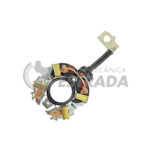 Portaescobillas de arranque - ap.: bosch chev. astra, vectra, zafira / vw gol, saveiro - 12v - t: 12v / c.e: 4  / e: 5x12x11.6  / diam. ext: 70  / diam.fij: 43  / diam. int. 1: 35 / sg: horario  
